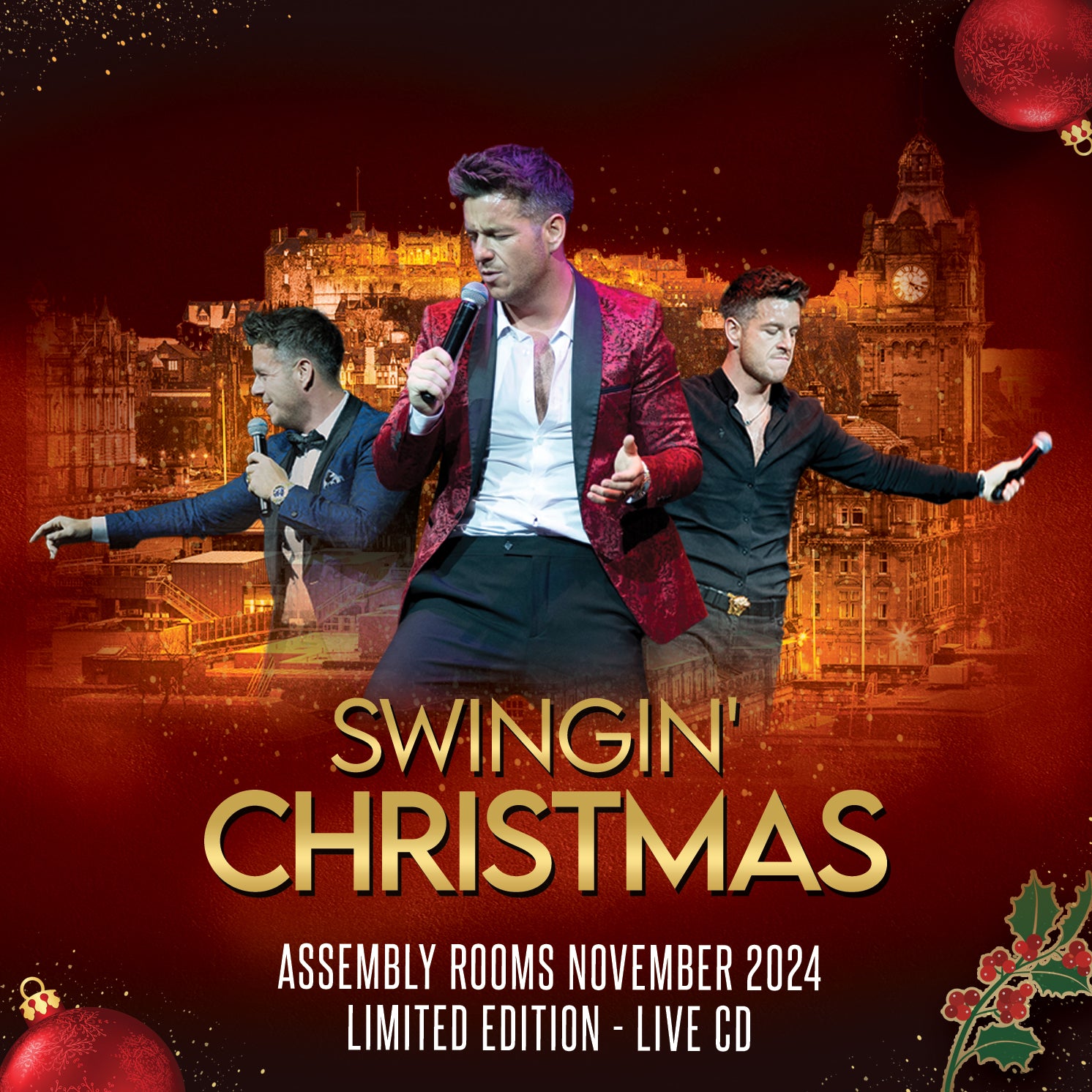 Swingin’ Christmas Show LIVE CD – Unsigned OR Signed ( +£3 OPTIONAL EXTRA )