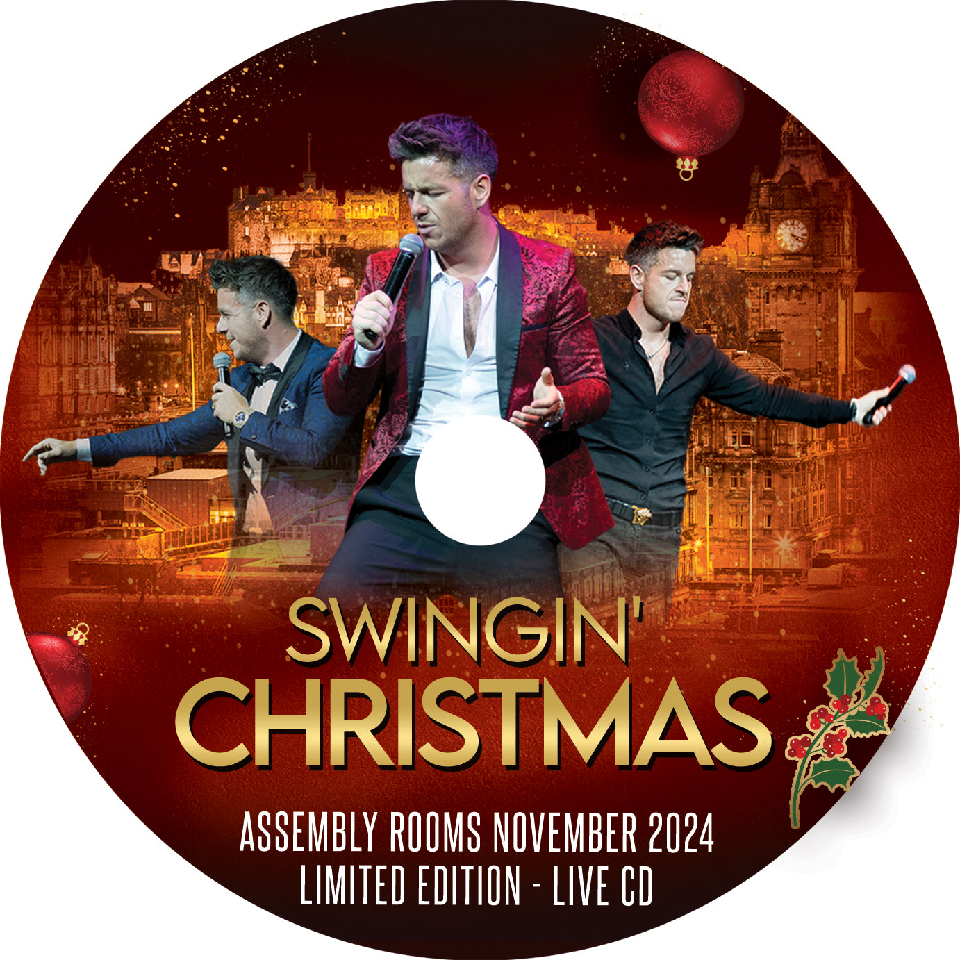 Swingin’ Christmas Show LIVE CD – Unsigned OR Signed ( +£3 OPTIONAL EXTRA )