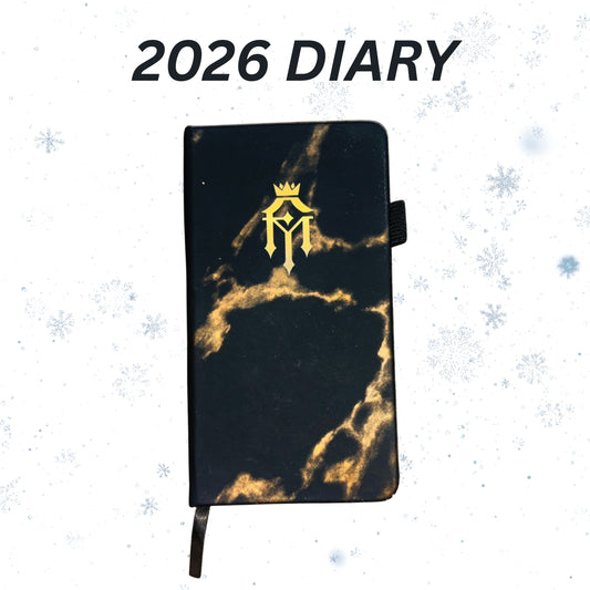 Frankie Mack 2026 Luxury Diary (Gold Marble Edition)