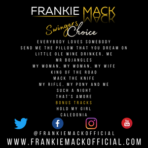 Swingers Choice | FrankieMack Album CD - FrankieMackOfficial