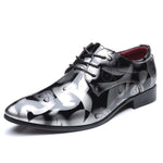 Load image into Gallery viewer, Stylish Mens Fashion Floral Dress Shoe Patent Leather - FrankieMackOfficial
